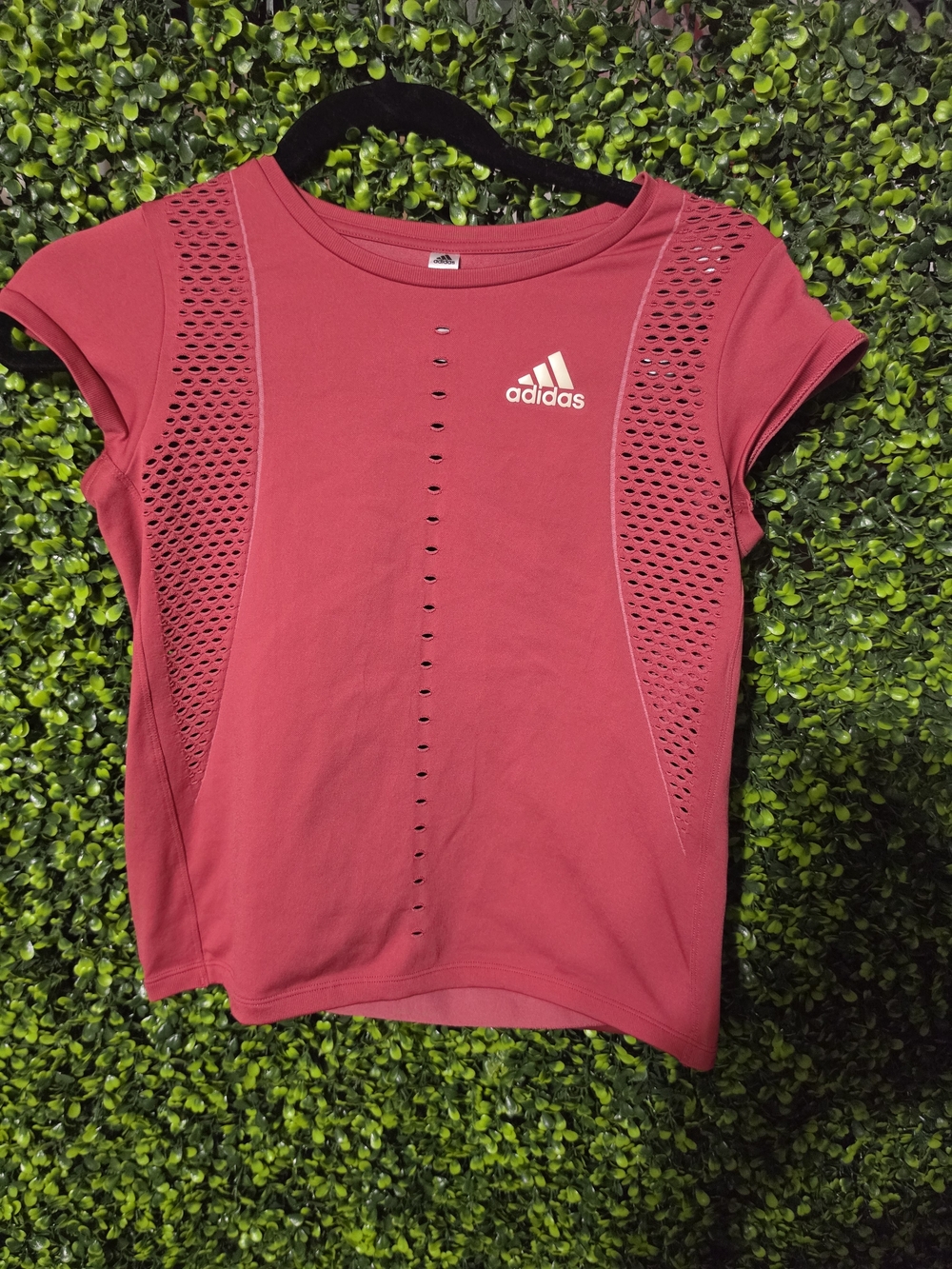 Adidas Primeblue Primeknit Tennis Tee in wild pink Size Extra Small